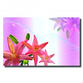 Tranh dán tường Hoa Ly